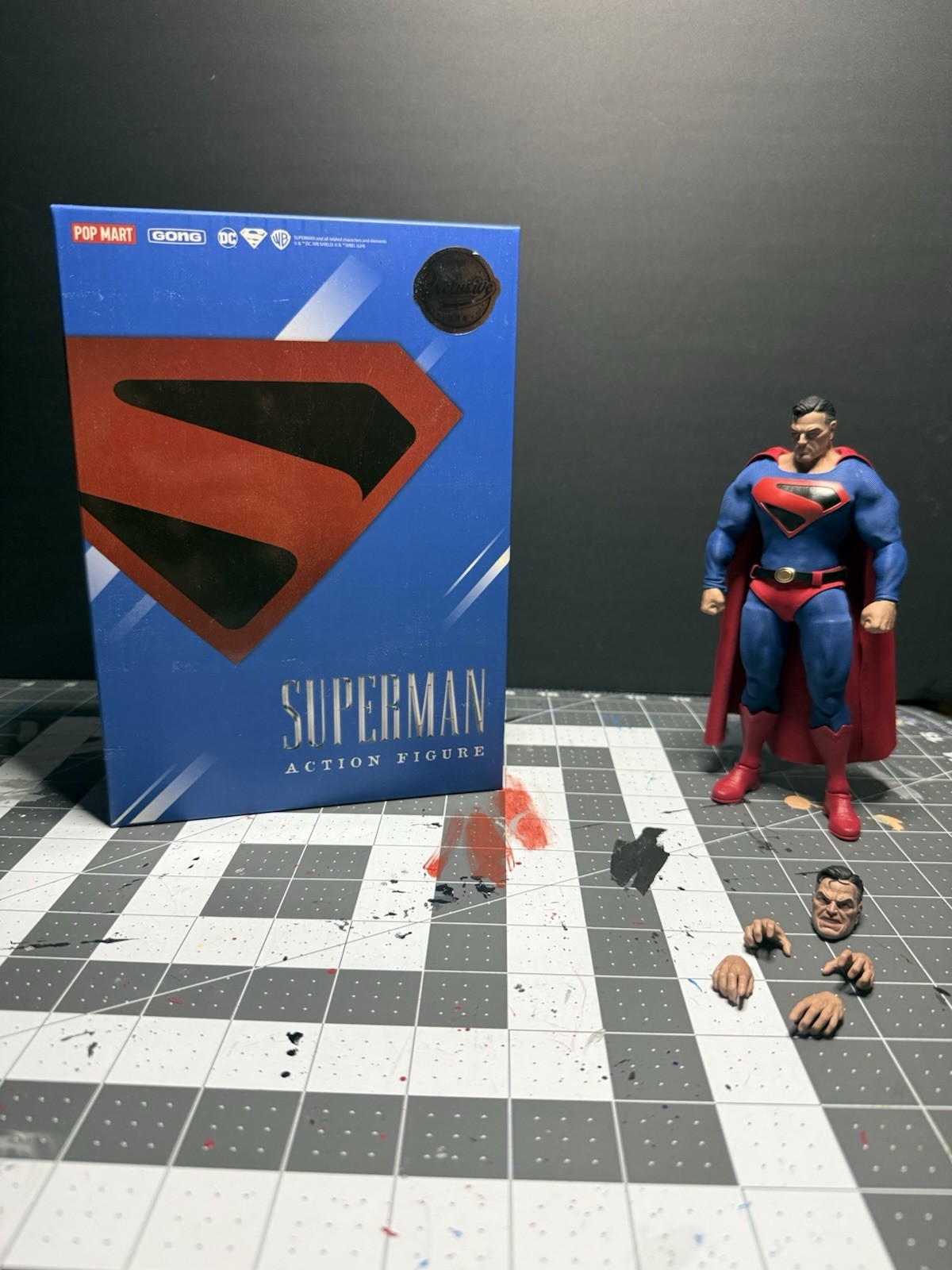 Pop Mart x Gong Studio Exclusive Superman 1/12 Scale Figure Kingdom Come Series