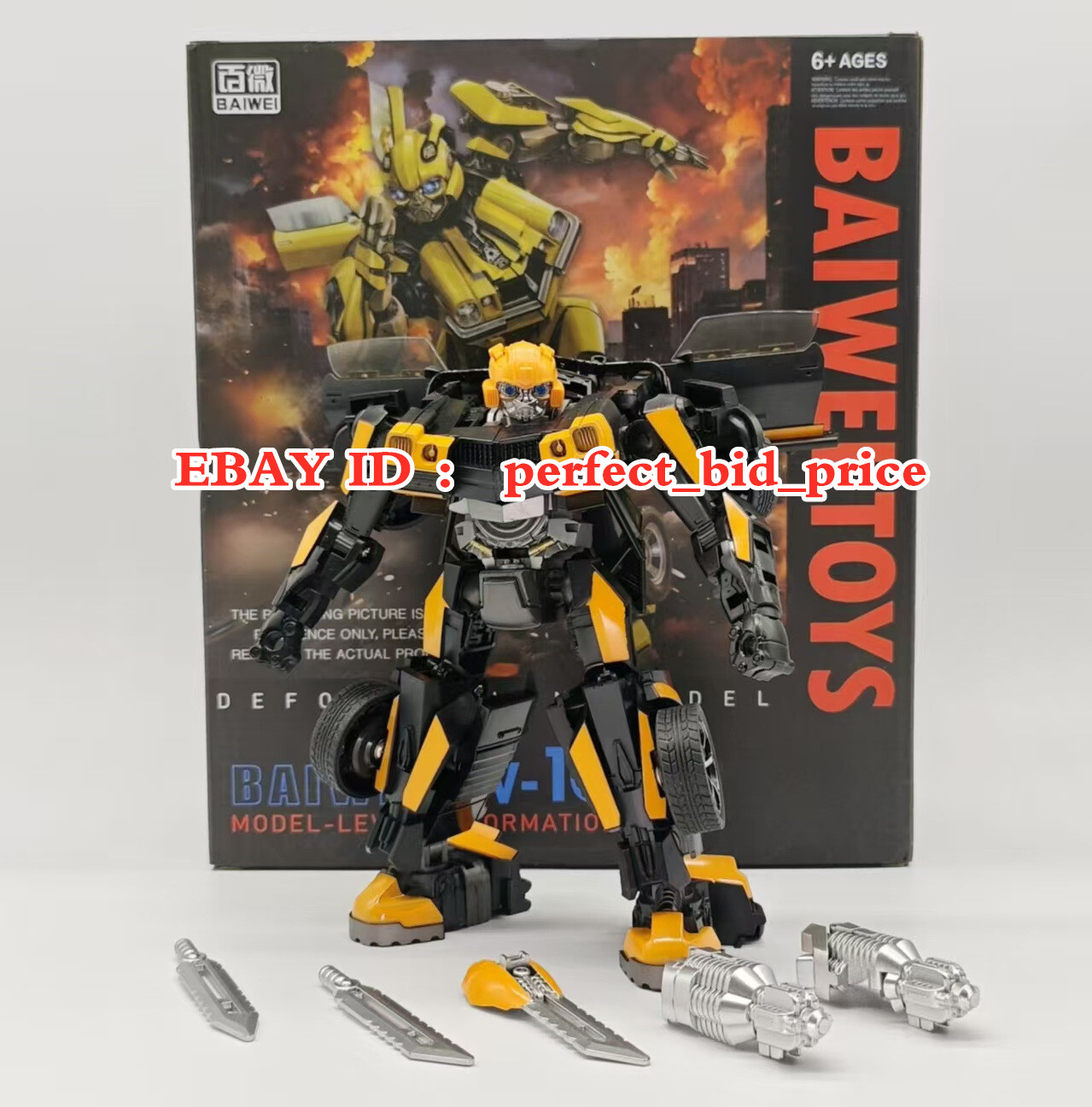 New Deformabl Robot Bumblebee Black Autobot BW TW-1032B Action Figure Kids Toys
