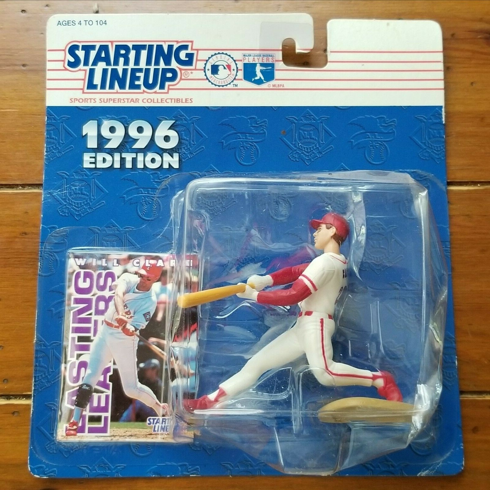 1996 Starting Lineup Lasting Leaders Will Clark Texas Rangers