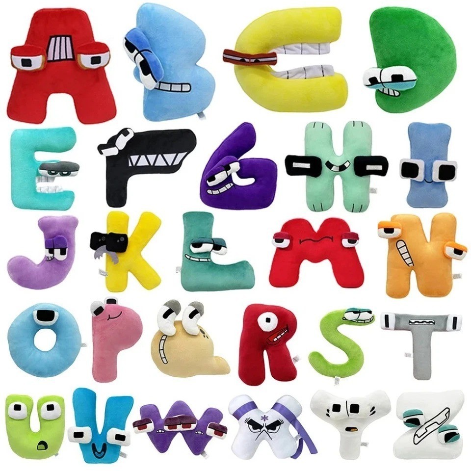 Alphabet Lore Plush Toys | ABC Letter Stuffed Animal Educational Gift for Kids