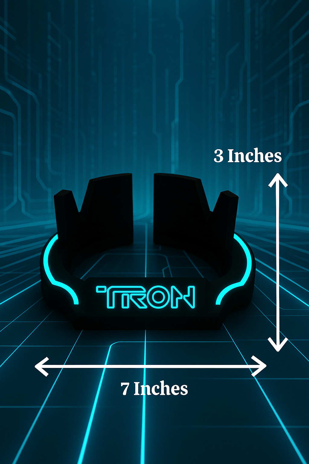 Tron Identity Disc with Display Stand – Glowing Sci-Fi Collector Piece