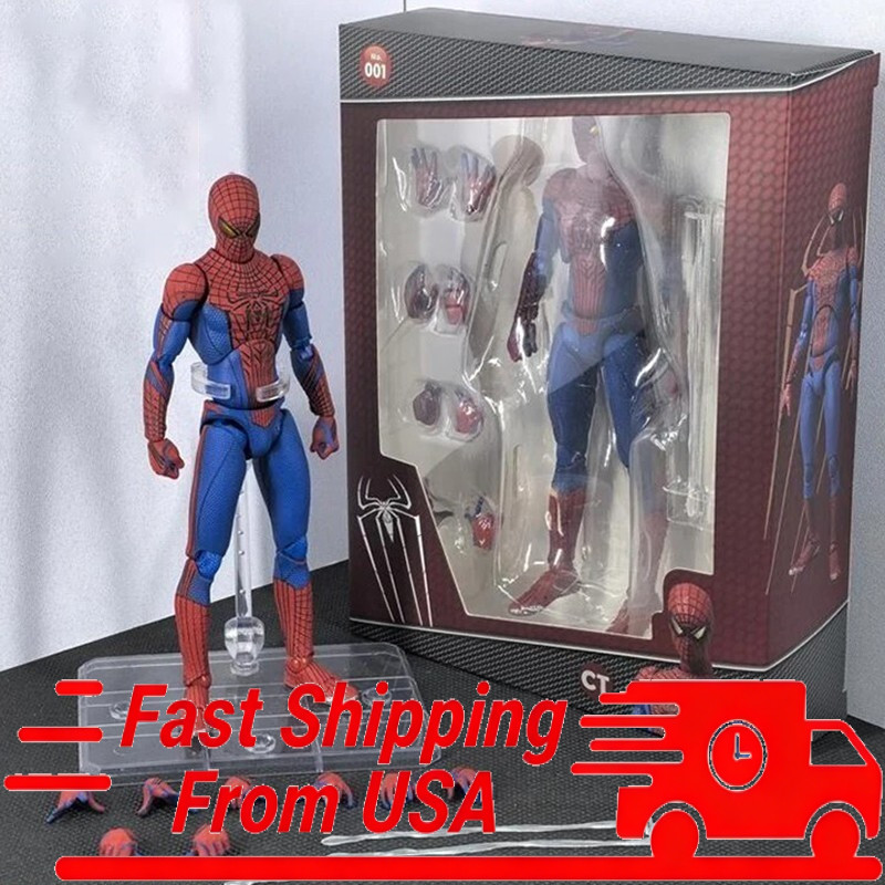 Spider-Man Peter Parker Spiderman 6″ Action CT Toys New In Box Figure Gift #001