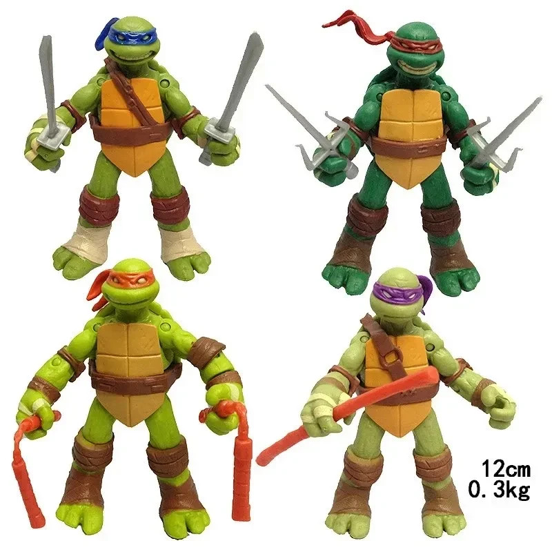 4 PCs Movie Teenage Mutant Ninja Turtles Classic Collection Action Figures