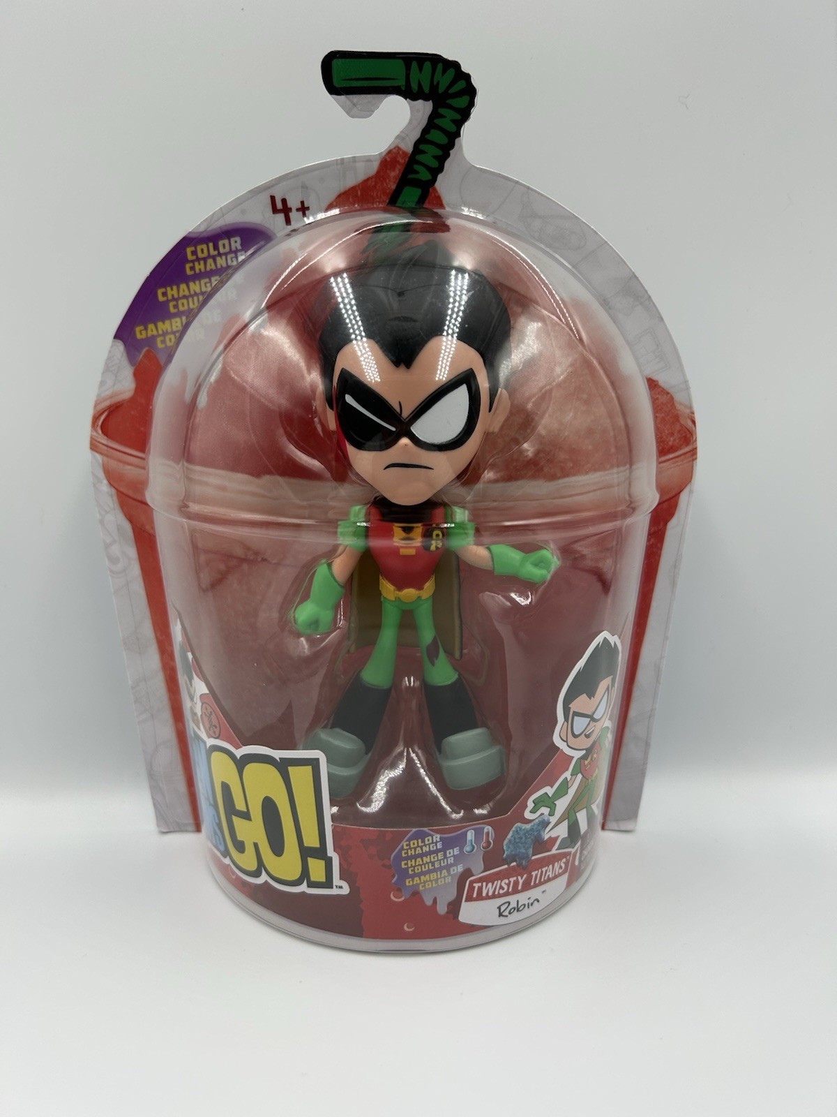 Twisty Titans Robin Figure Teen Titans Go! New Rare Color Change Variant New