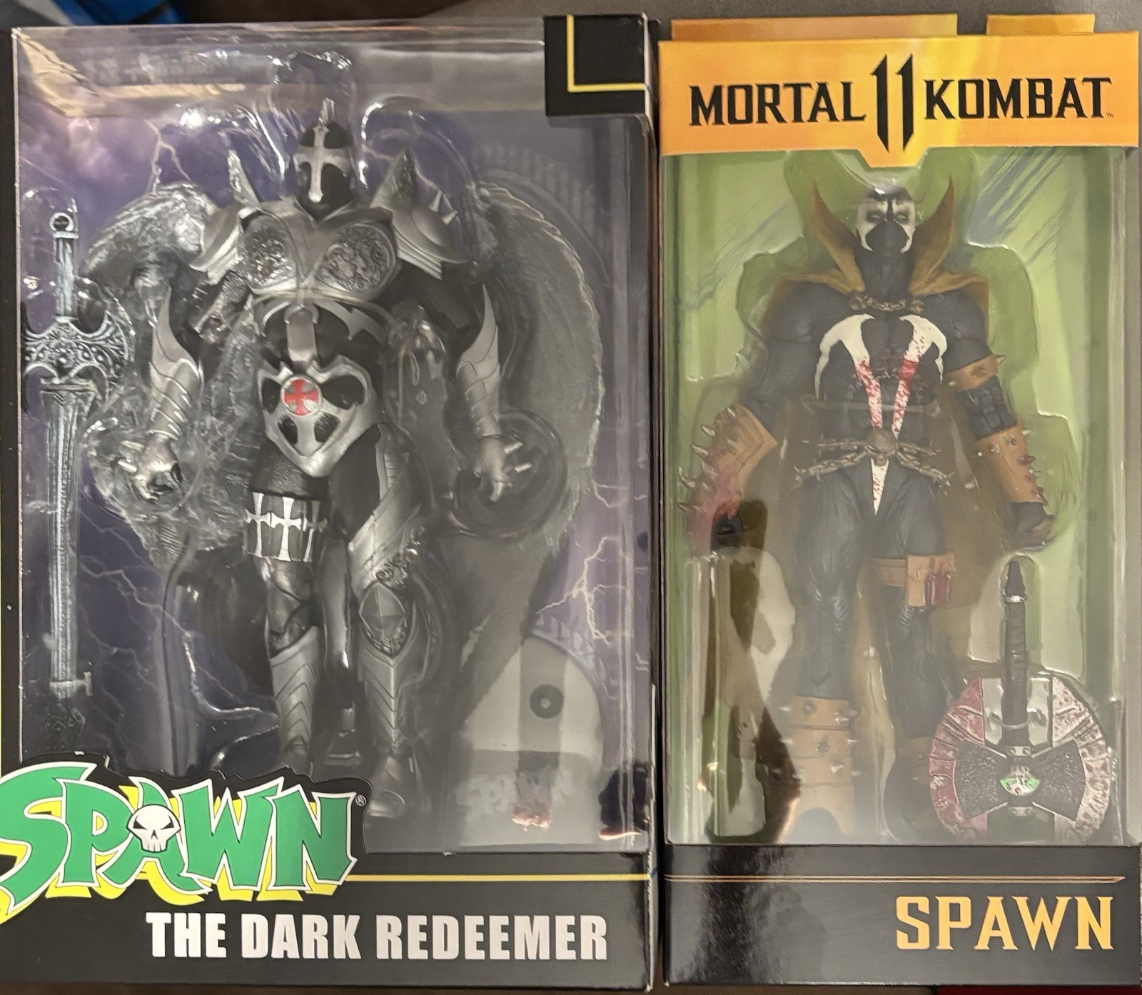 2 Figures – Bloody Spawn & Dark Redeemer McFarlane Mortal Kombat II 2 New