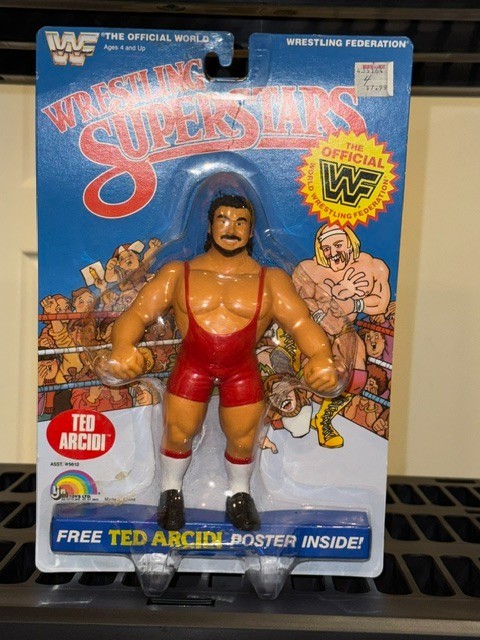 VINTAGE “LJN WWF WRESTLING SUPERSTARS TED ARCIDI” FIGURE Open, Please Read