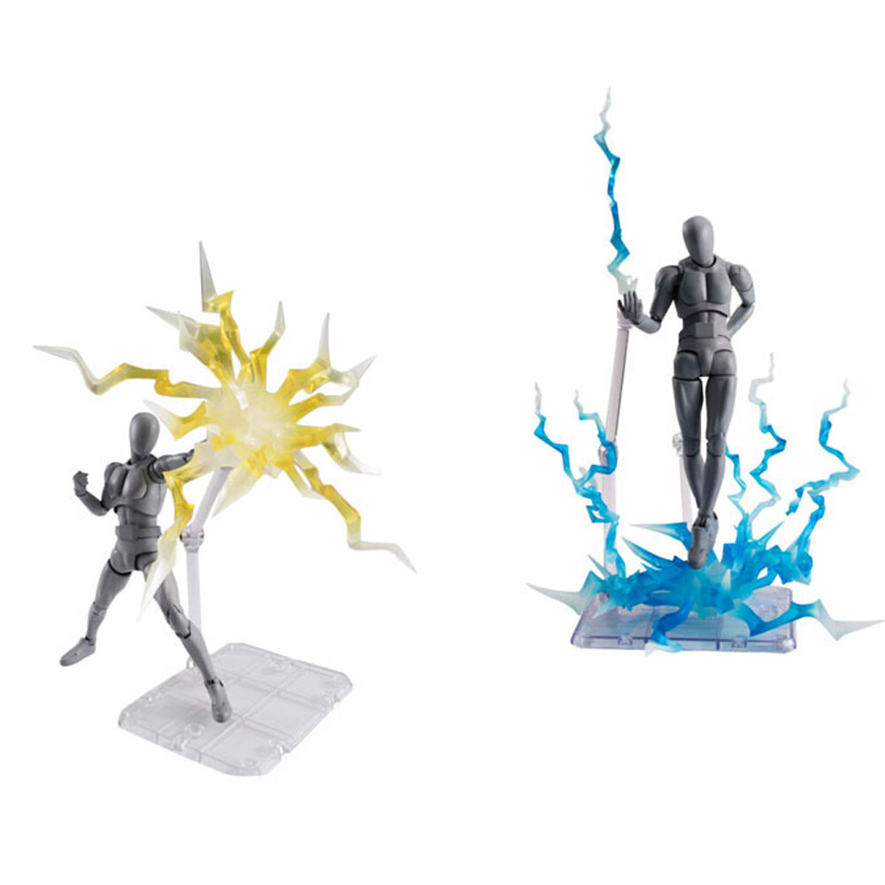 1/12 Figma Figure Stand Holder Base For Tamashii Effect Lightning Thunder DIY