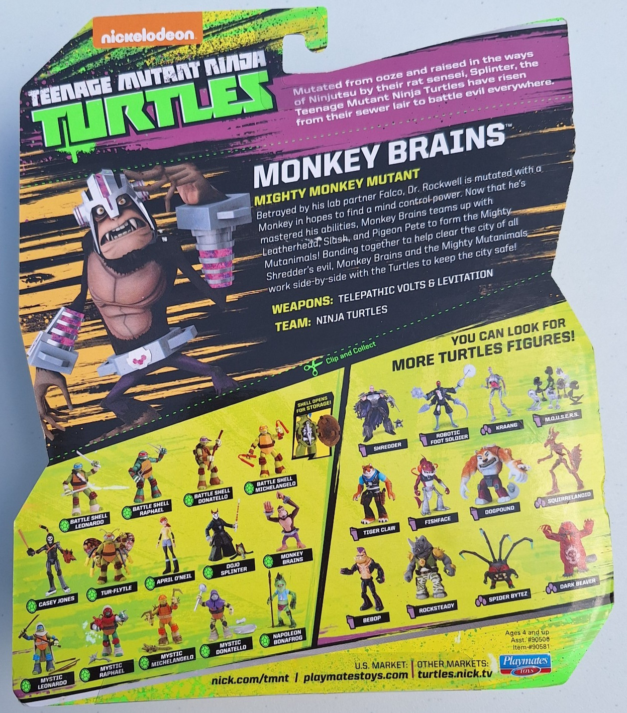 LOT (8) TMNT FUGITOID Turflytle KARAI Monkey MONDO Bonafrog STOCKMAN Shredder