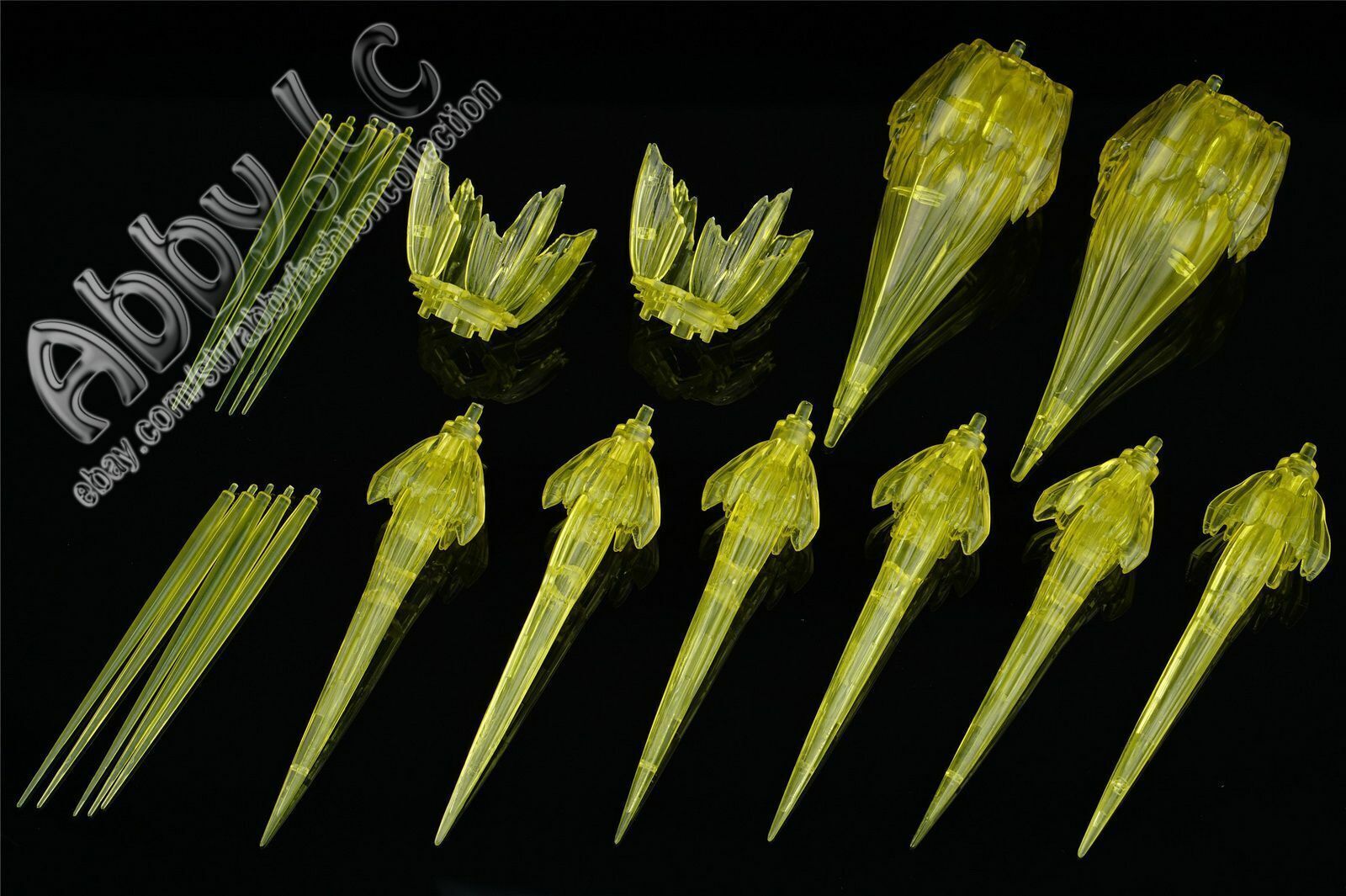 for RG 1/144 Zeong Mobile Suit Last Shooting Effect Parts Set Clear Yellow Blue