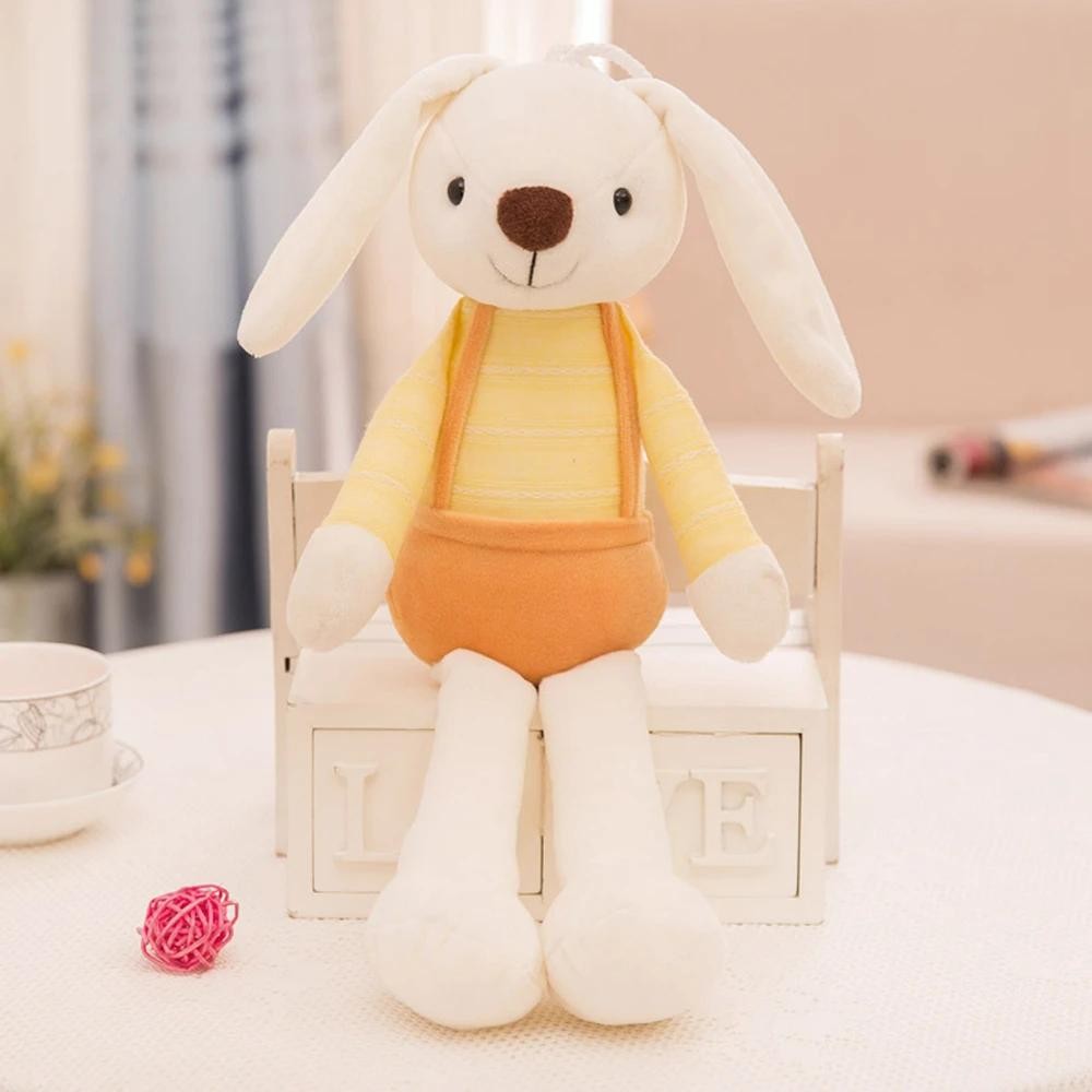 1pc,40CM Colorful Long Ear Rabbit Plush Toy Children’s Christmas Birthday Gift