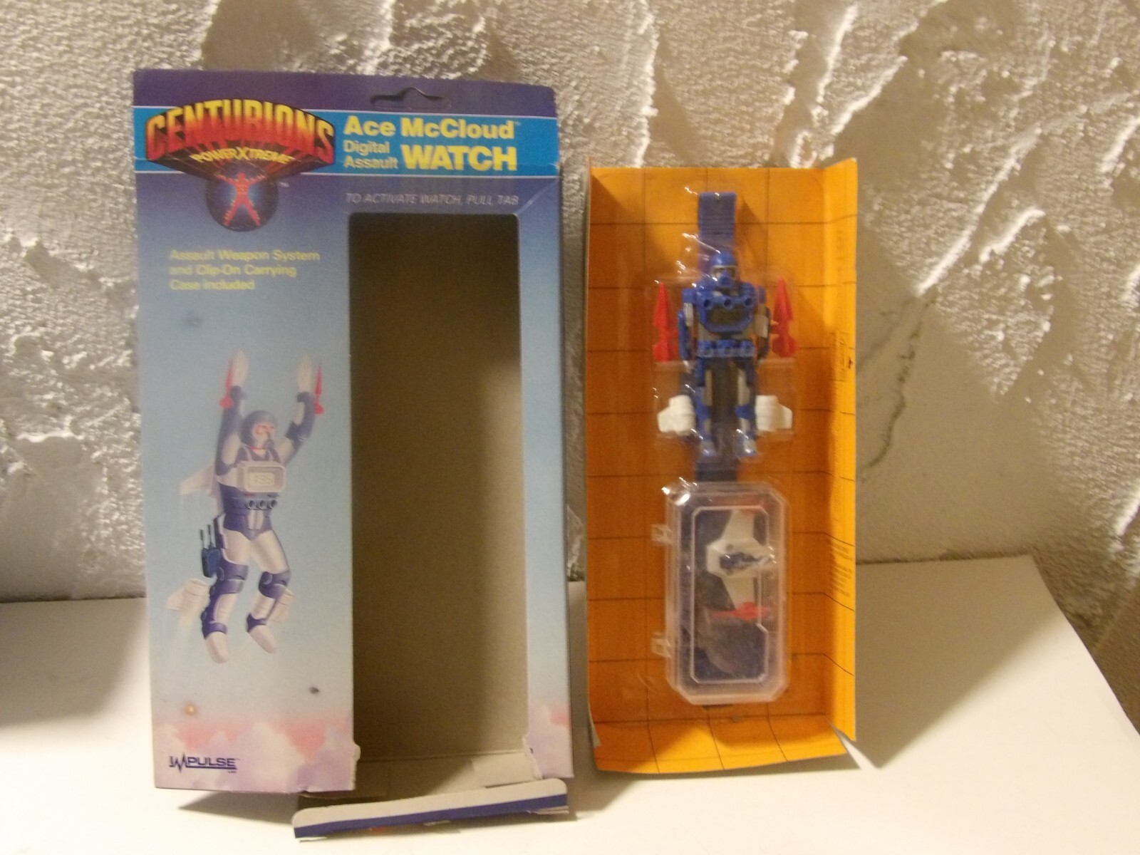 CENTURNIANS ACE MCCLOUD KENNER IMPULSE DIGITAL ASSAULT WATCH UNUSED VINTAGE