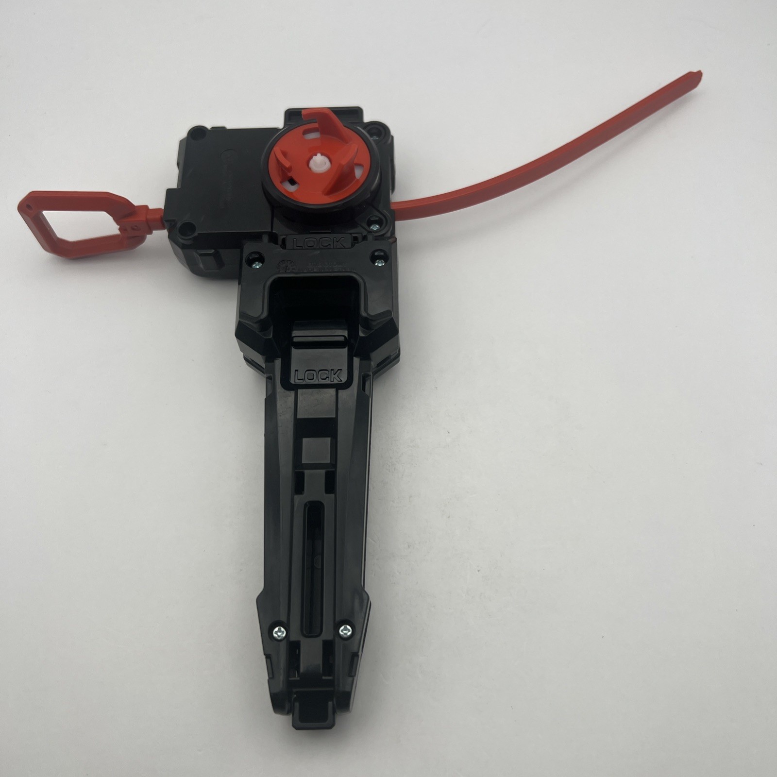 Black Launcher Grip And Red Winder Launcher For Beyblade X BX-11 Takara Tomy