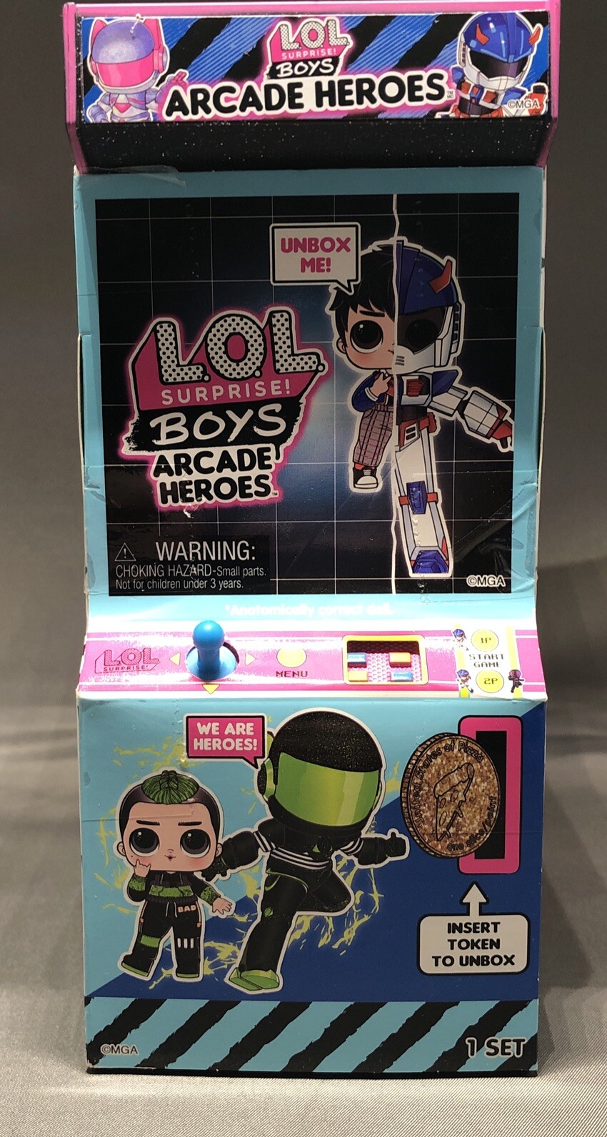 LOL Surprise! Boys Arcade Heroes 15 Surprises ,6 Piece Hero Suit NIB