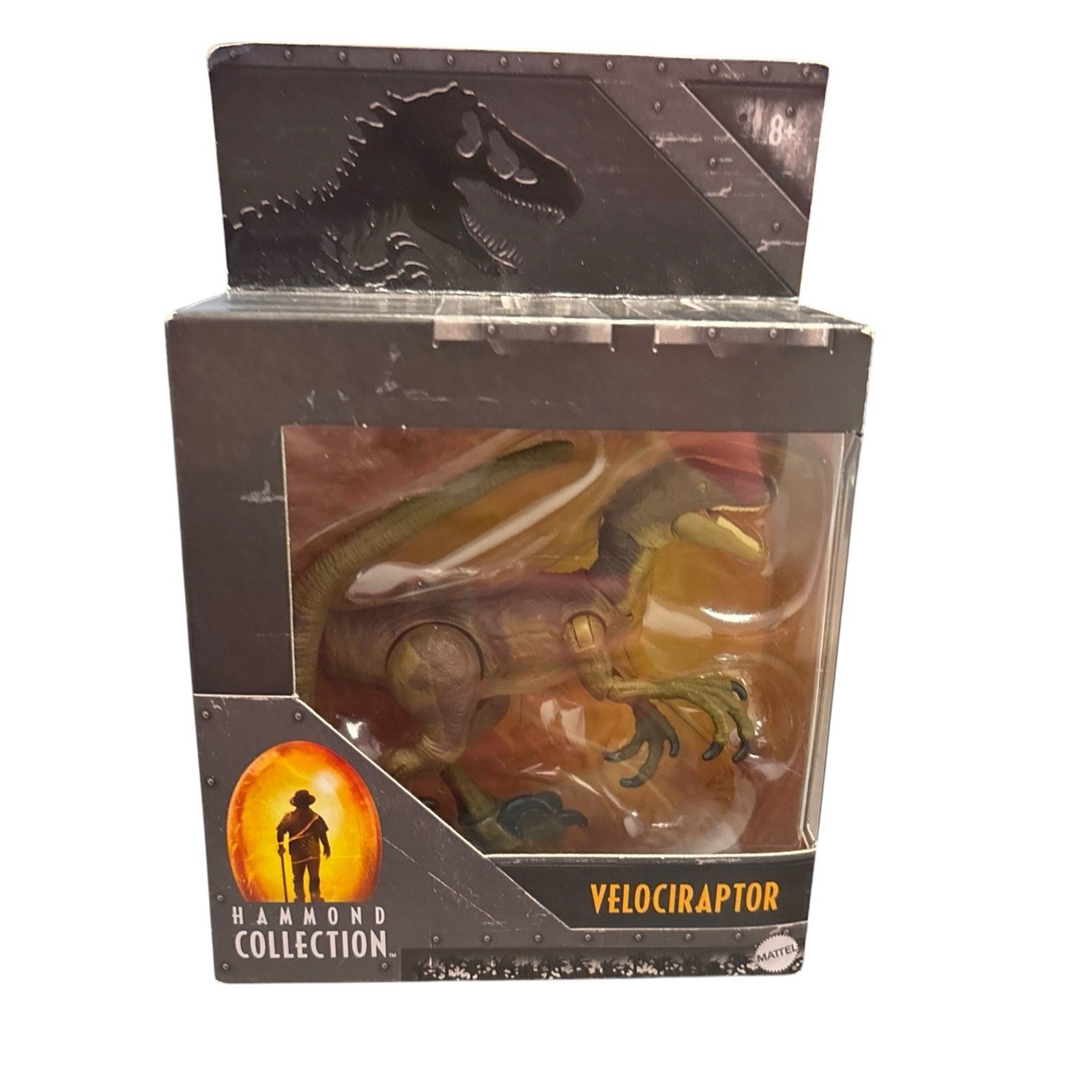 Jurassic Park Hammond Collection Velociraptor Dinosaur Mattel HFG56 New In Box