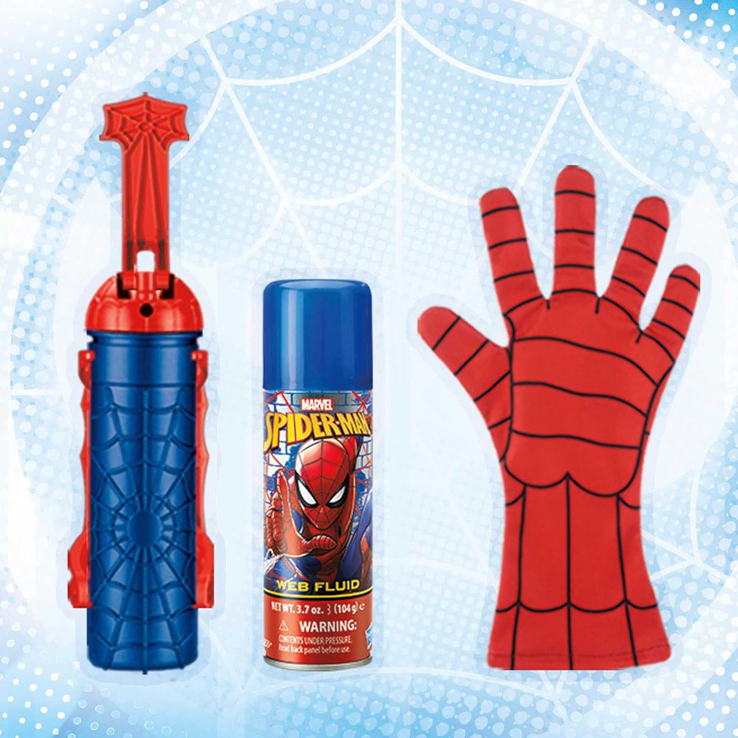 Spider-Man Super Web Slinger, 2-In-1 Shoots Webs or Water, Web Shooter Toy, Role