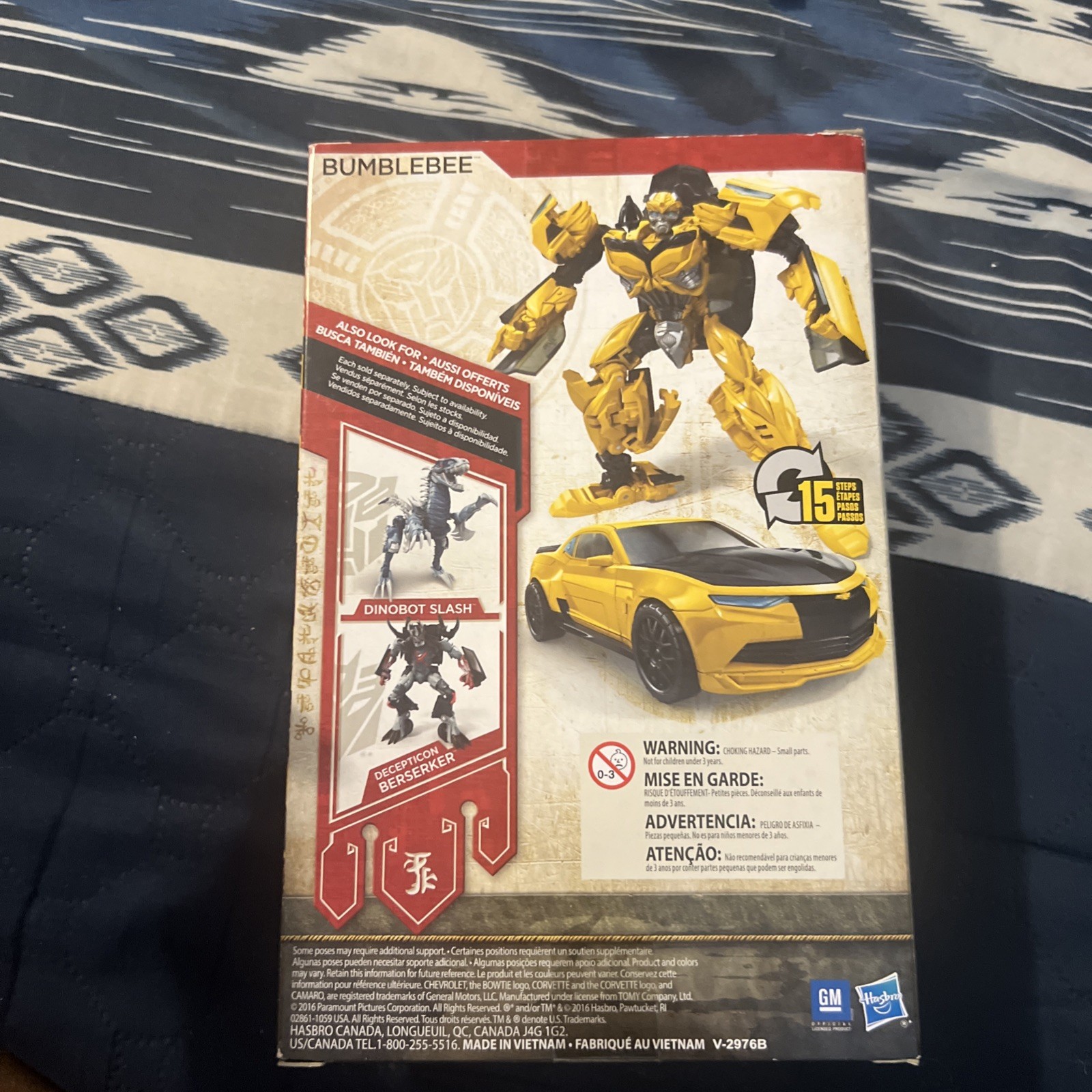 NEW Transformers The Last Knight Bumblebee Premier Edition Deluxe Class Damaged