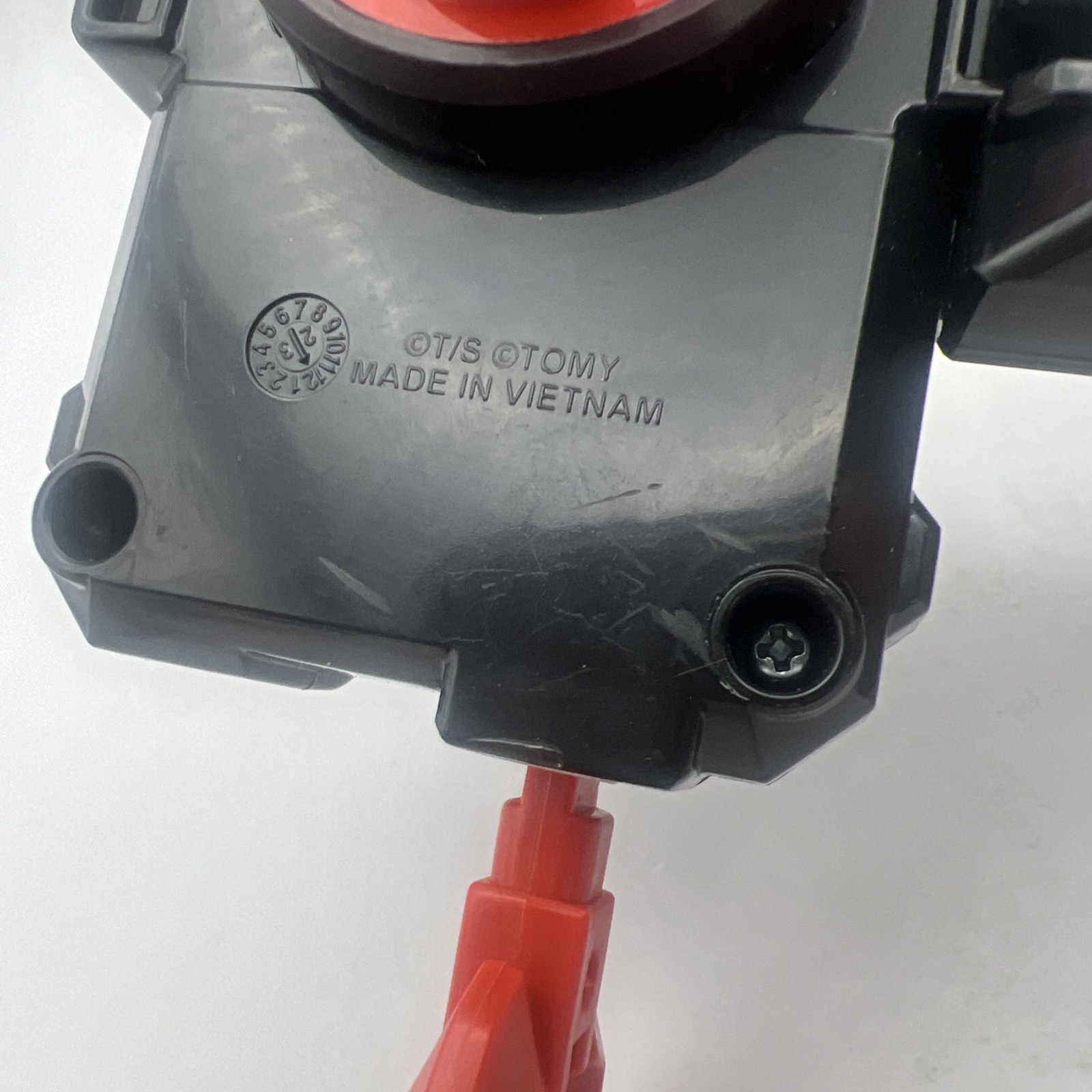 Black Launcher Grip And Red Winder Launcher For Beyblade X BX-11 Takara Tomy