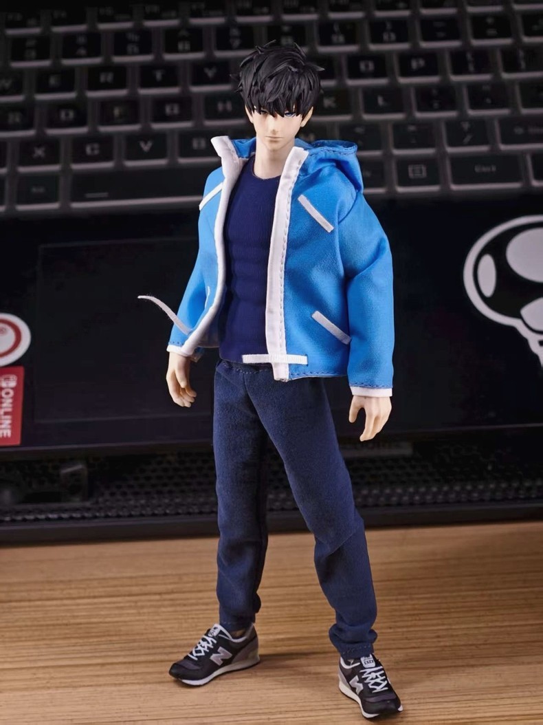 1/12 Custom Coat Set For 6” Sung Jin-Woo Action Figure（No Figure）