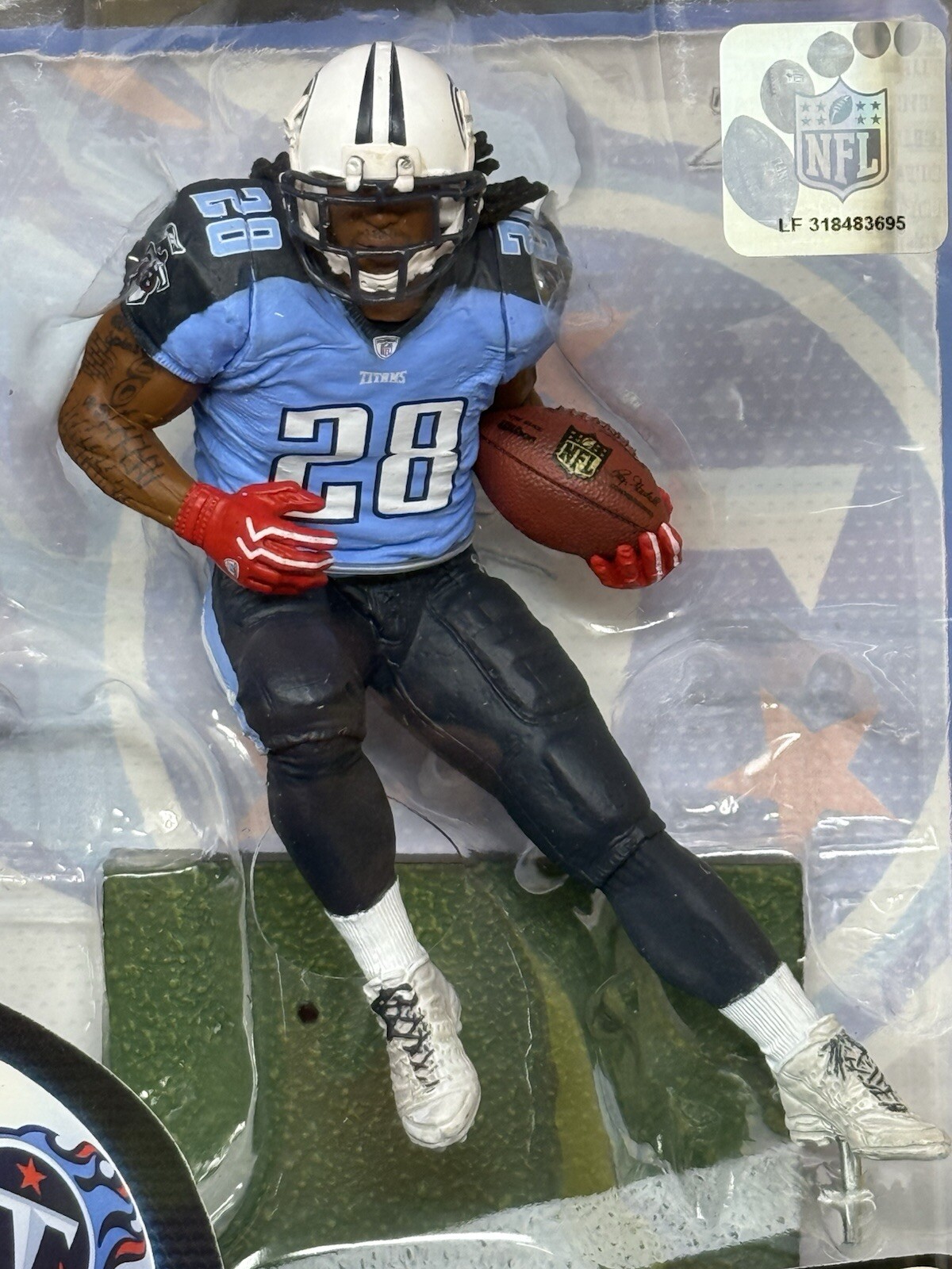 Chris Johnson McFarlane NFL Series 24 Tennessee Titans Figure NEW 2010