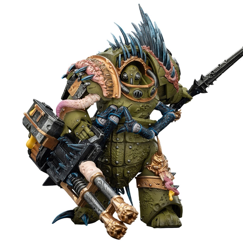 JOYTOY Warhammer Death Guard Blightlord Terminator & Plague Marine Icon bearer