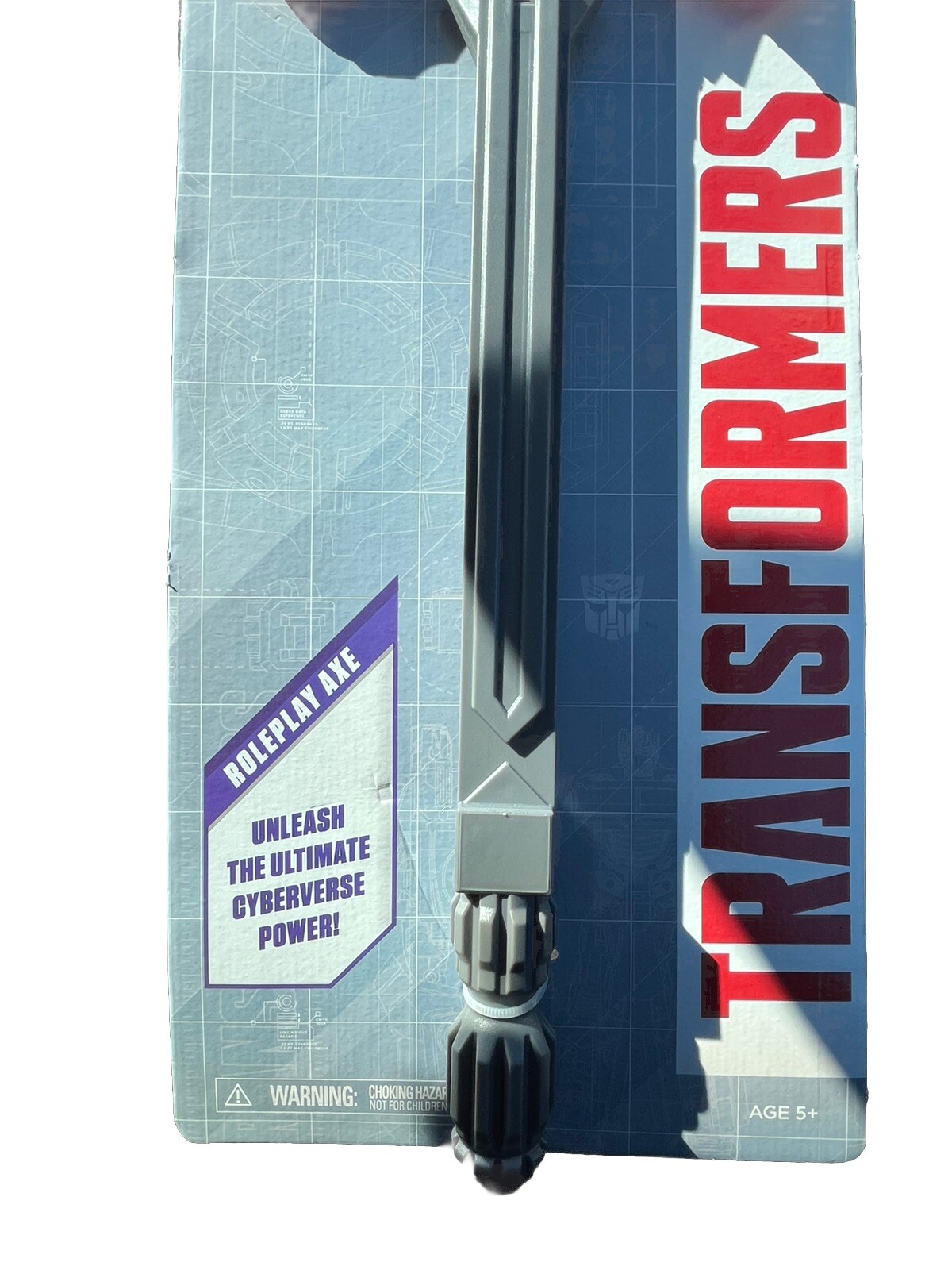 Hasbro Transformers Energon Axe Sword Roleplay Weapon 18” Toy New