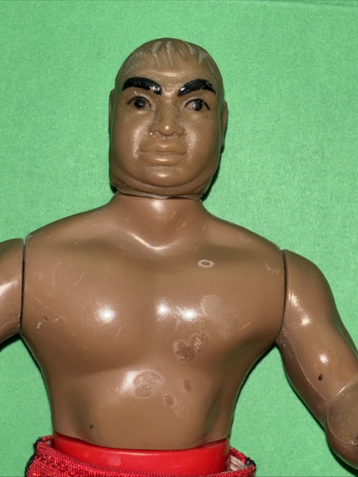 Abdullah The Butcher AWA Remco Figure WWE WWF Wrestling RARE Complete READ Desc