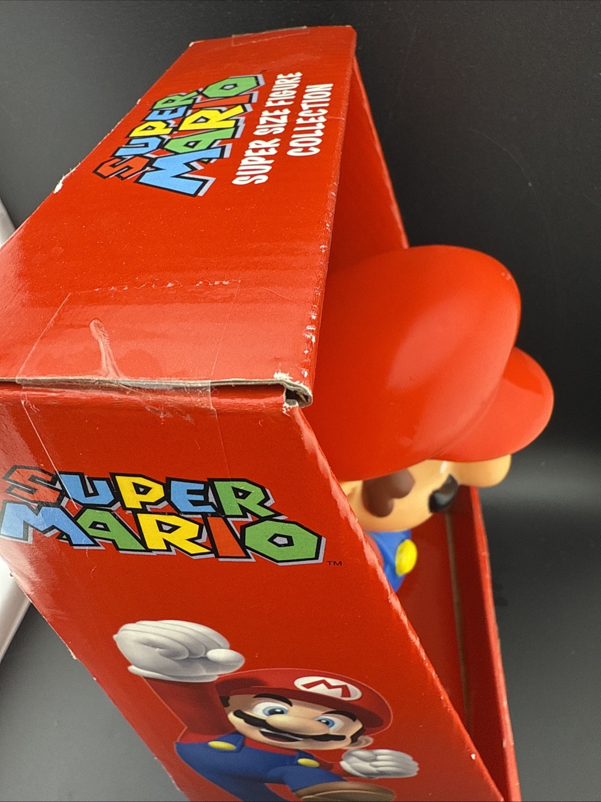 Super Mario 9 Inch Vinyl Super-Size Figure Mario Bros. Brand Series 1 Sealed New
