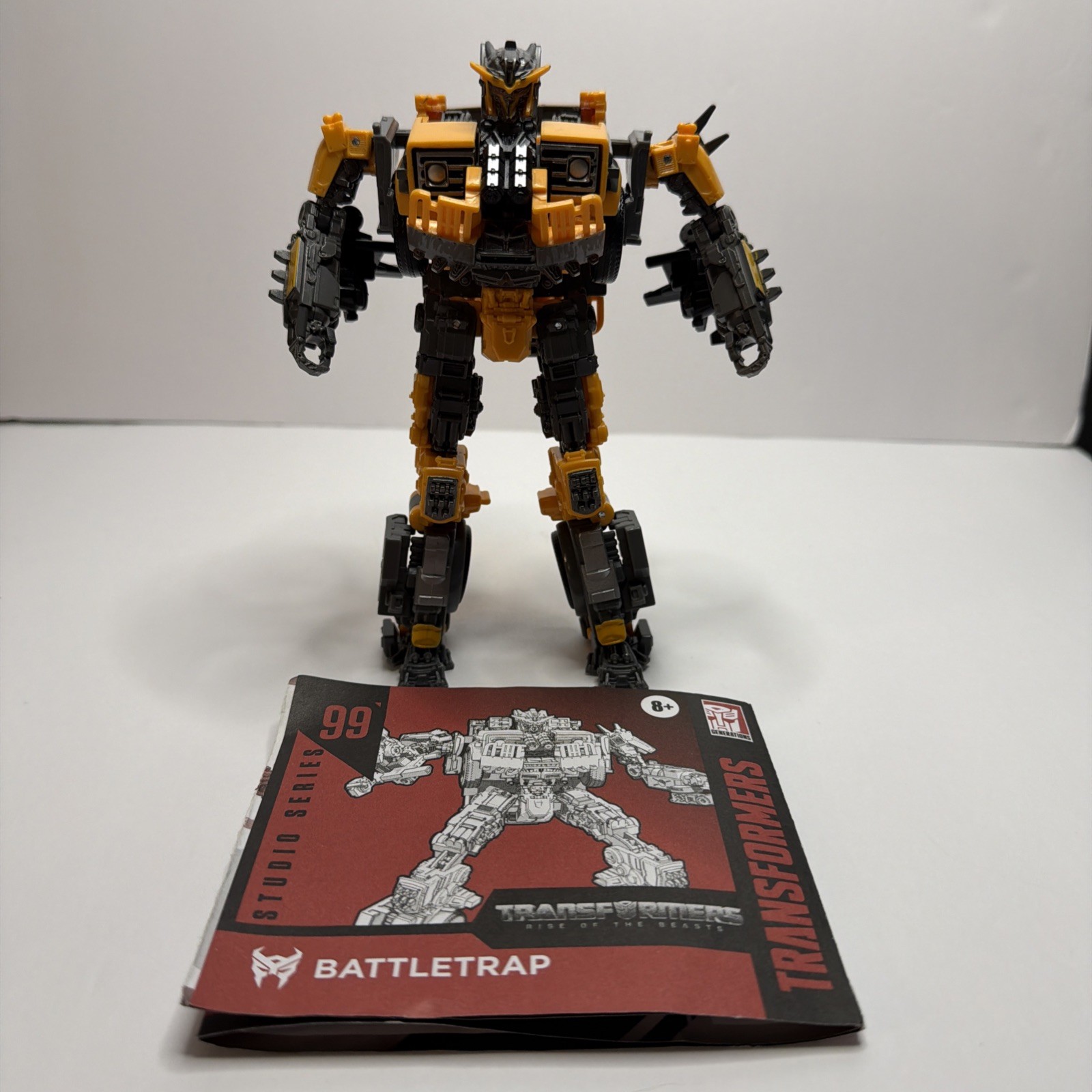 Transformers Studio Series 99 BATTLETRAP Movie ss-99 Figure incomplete w/ manual
