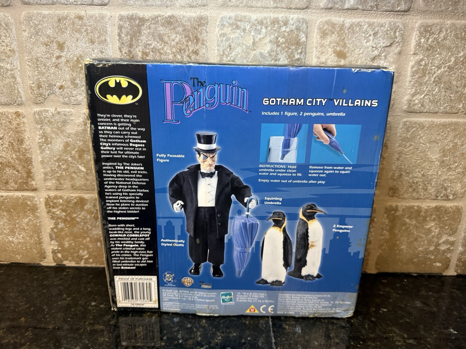 Batman Bruce Wayne Joker Penguin Hasbro Target 2000’s 3 Action Figures NEW