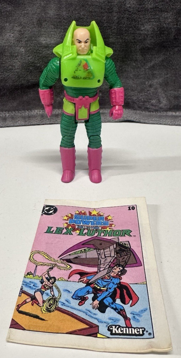 DC Comics Super Powers Lex Luthor Vintage Action Figure Kenner 1984