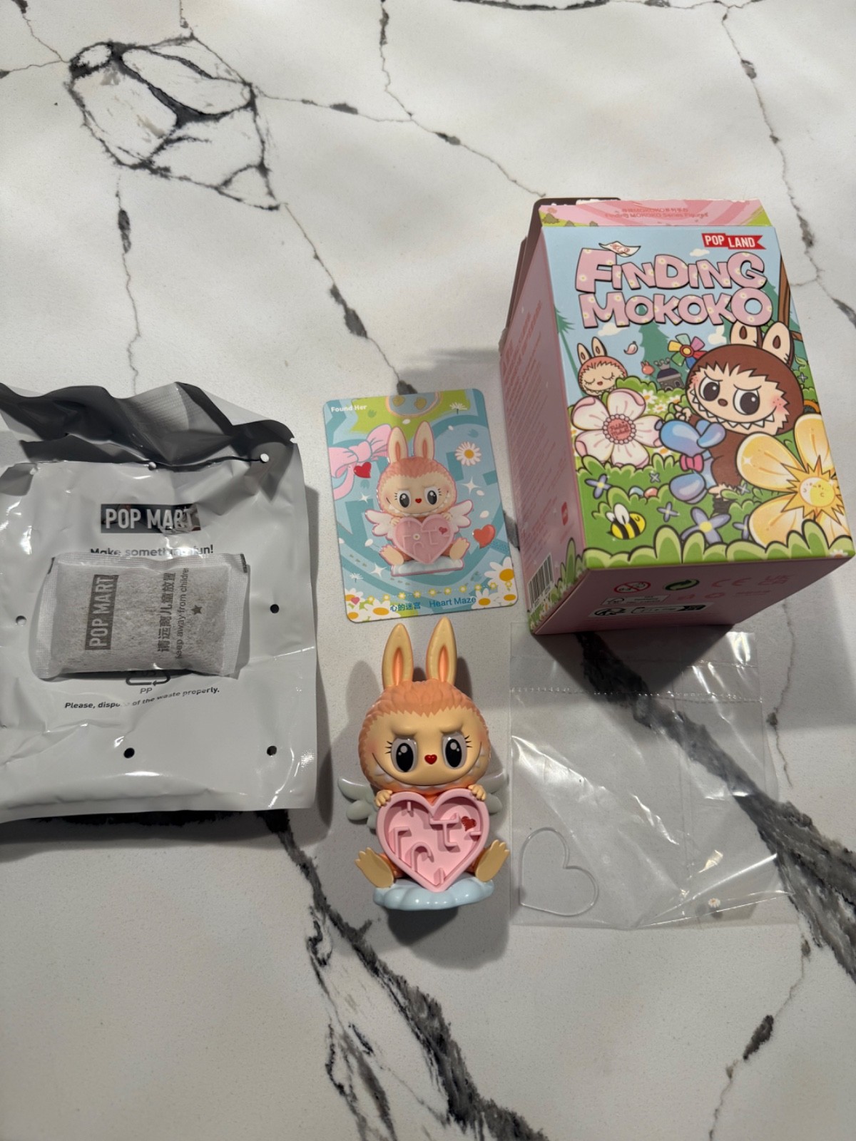 POP MART FINDING MOKOKO SECRET Heart Maze Labubu Pop Land Rare USA Seller