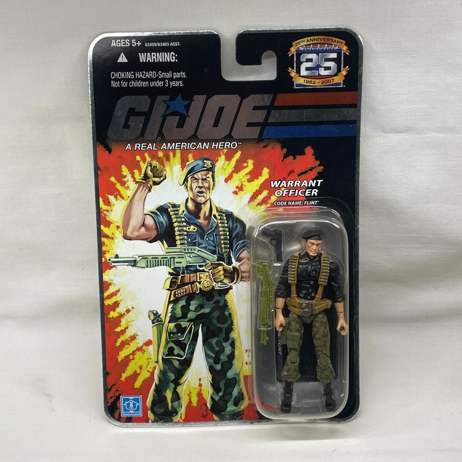 GI Joe 25th Anniversary – FLINT – Warrant Officer MOC 2007 Hasbro v1