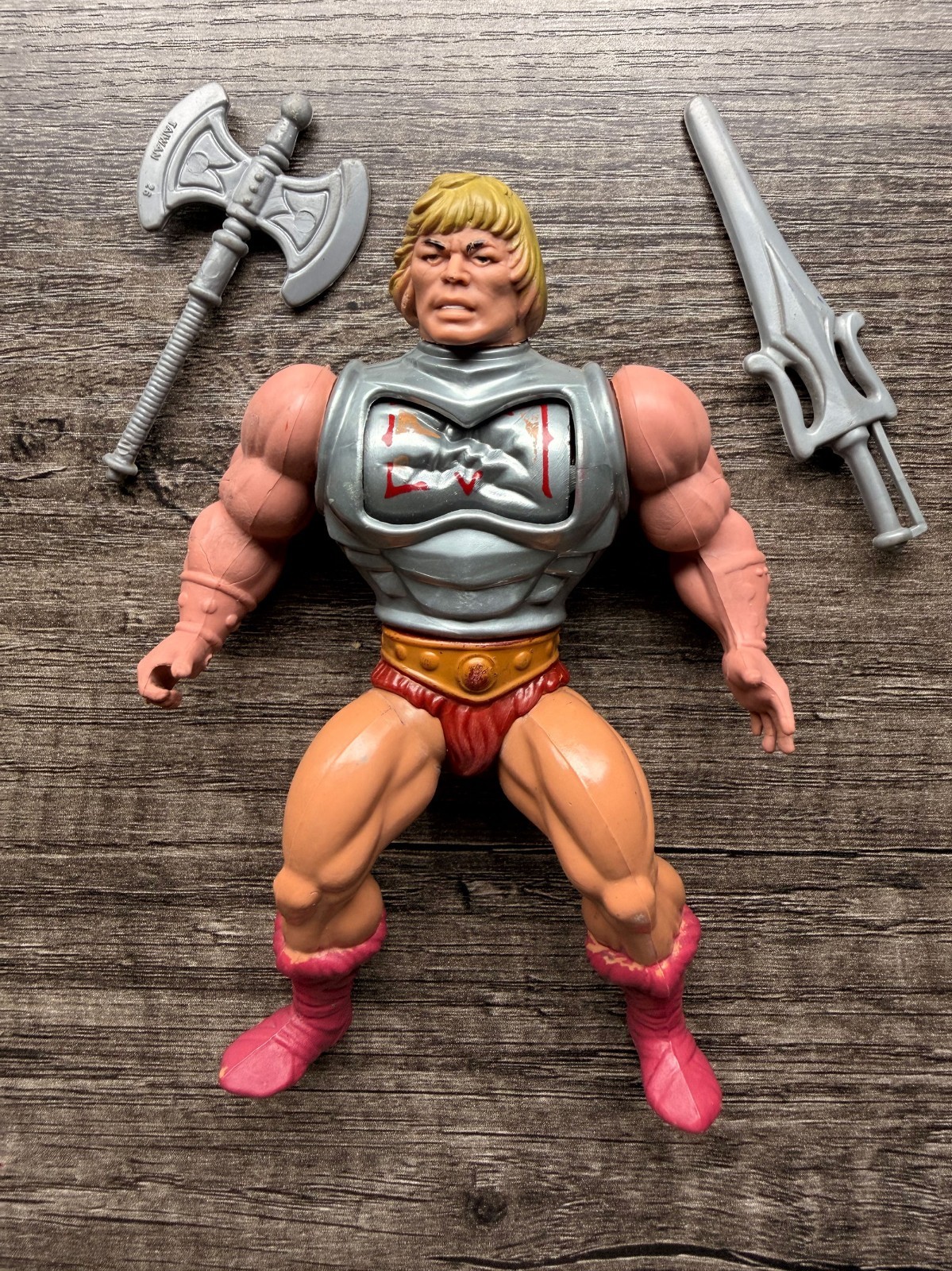 Rotoplast Battle Armor He-Man, Vintage MOTU Masters of the Universe
