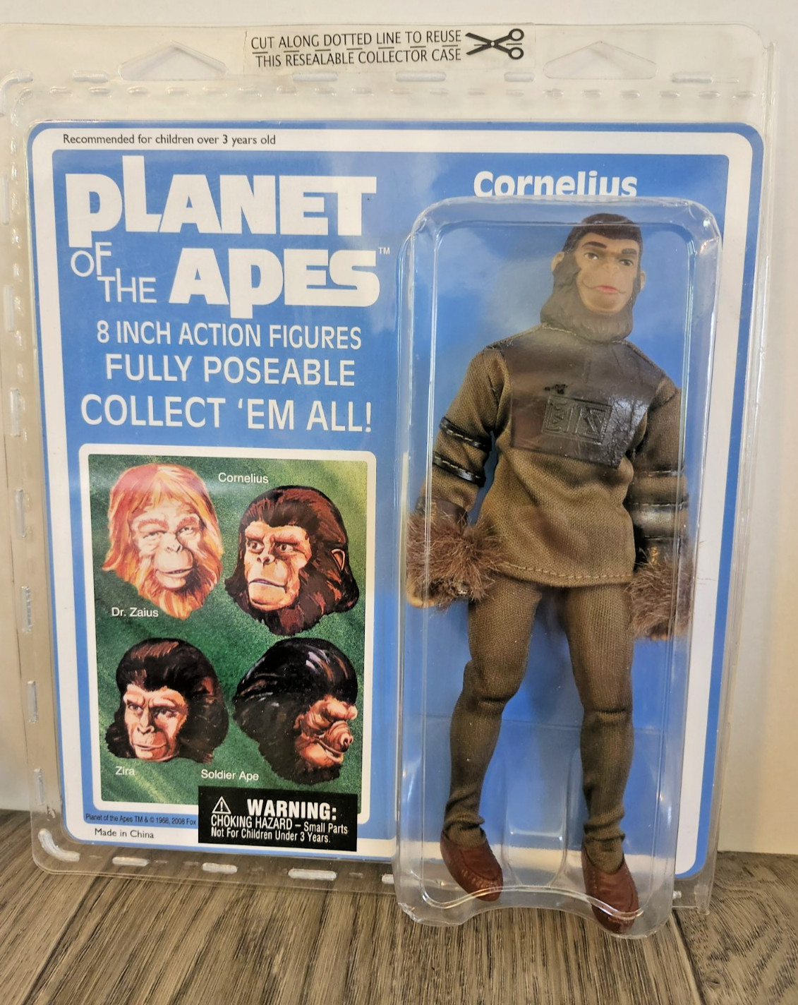 MEGO Retro Diamond Select Planet Of The Apes CORNELIUS 8″ Figure NEW
