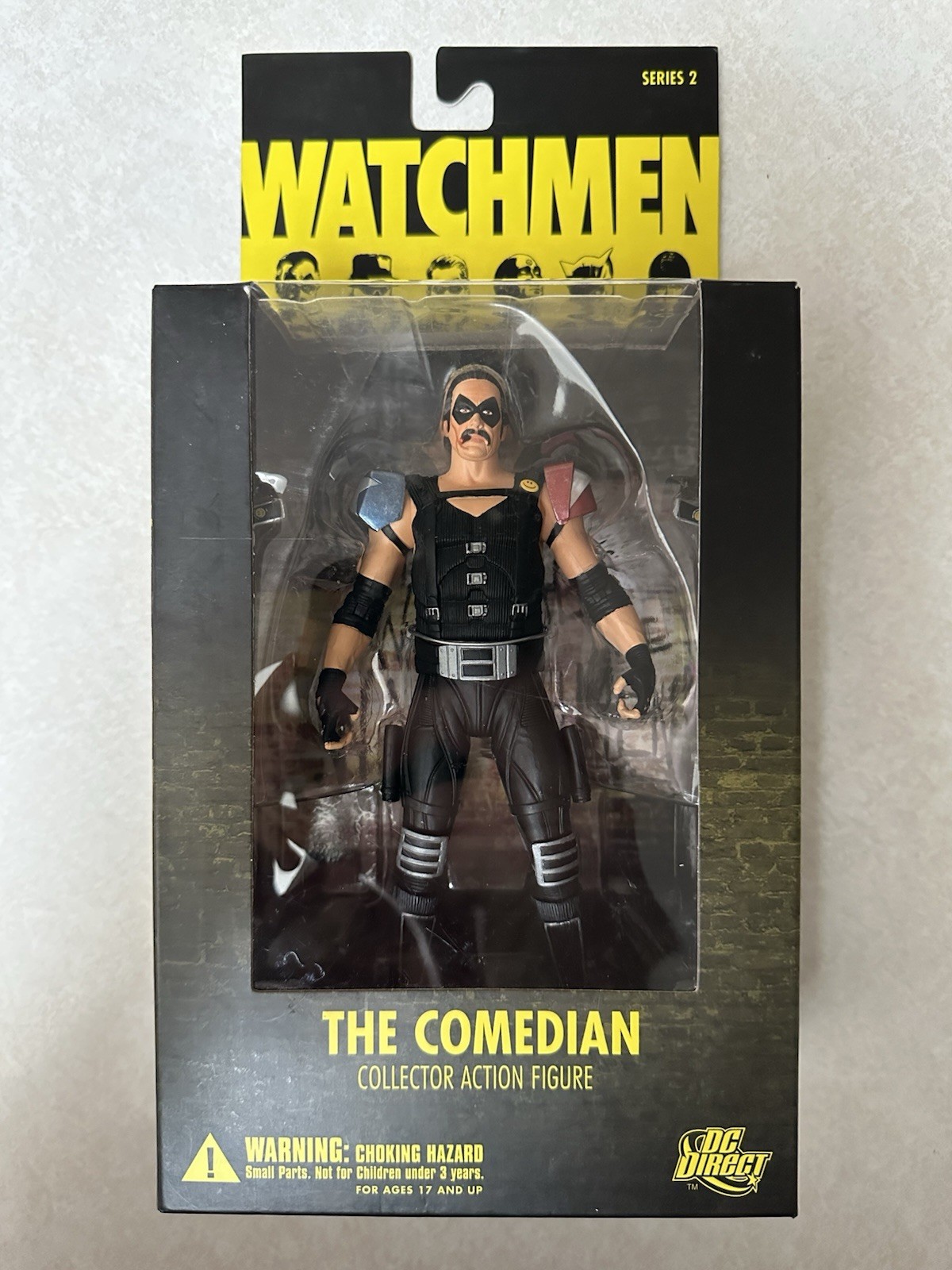 Watchmen Series 2 The Comedian DC Direct Collector Action Figure NEW Sealed NIB