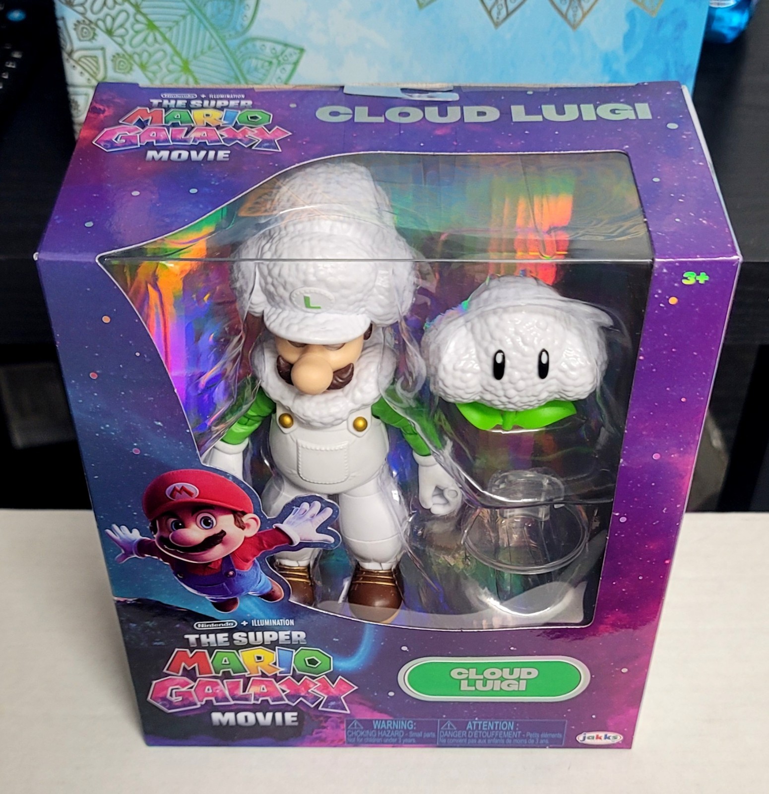 Super Mario Galaxy Movie Wave 2 CLOUD LUIGI Figure Jakks Pacific NEW