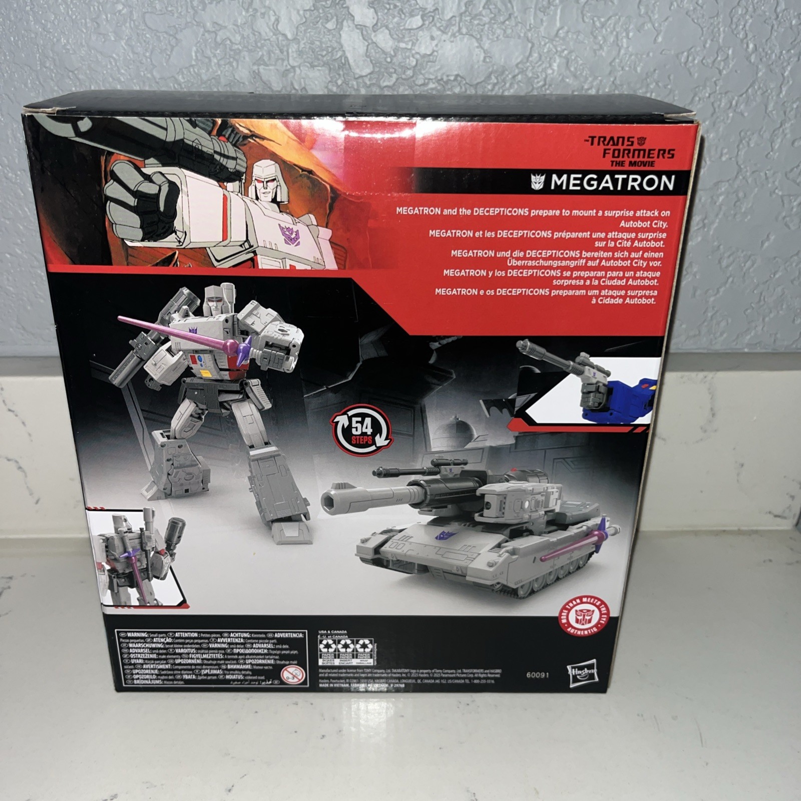 Transformers Megatron Studio Series 86 Leader Class Movie Hasbro in USA New