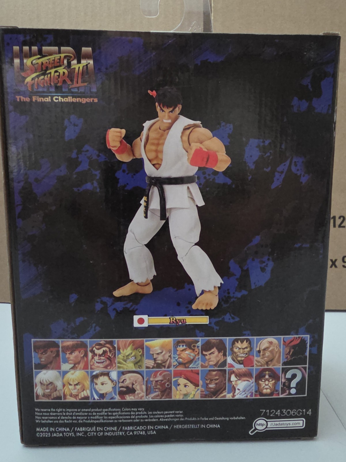 Jada Toys Ultra Street Fighter II Ryu 6” Inch Action Figure New Sealed