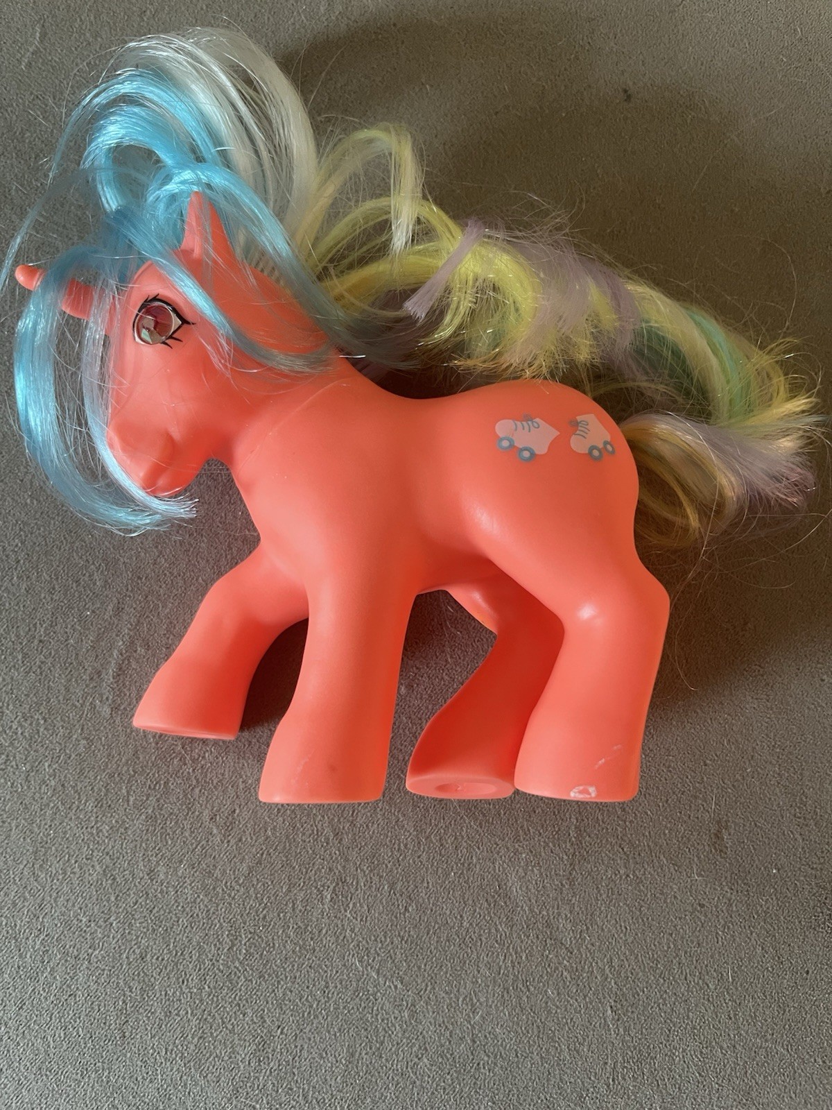 VTG G1 My Little Pony Twinkle Eye Speedy Unicorn Roller Skates, Hasbro 1980s