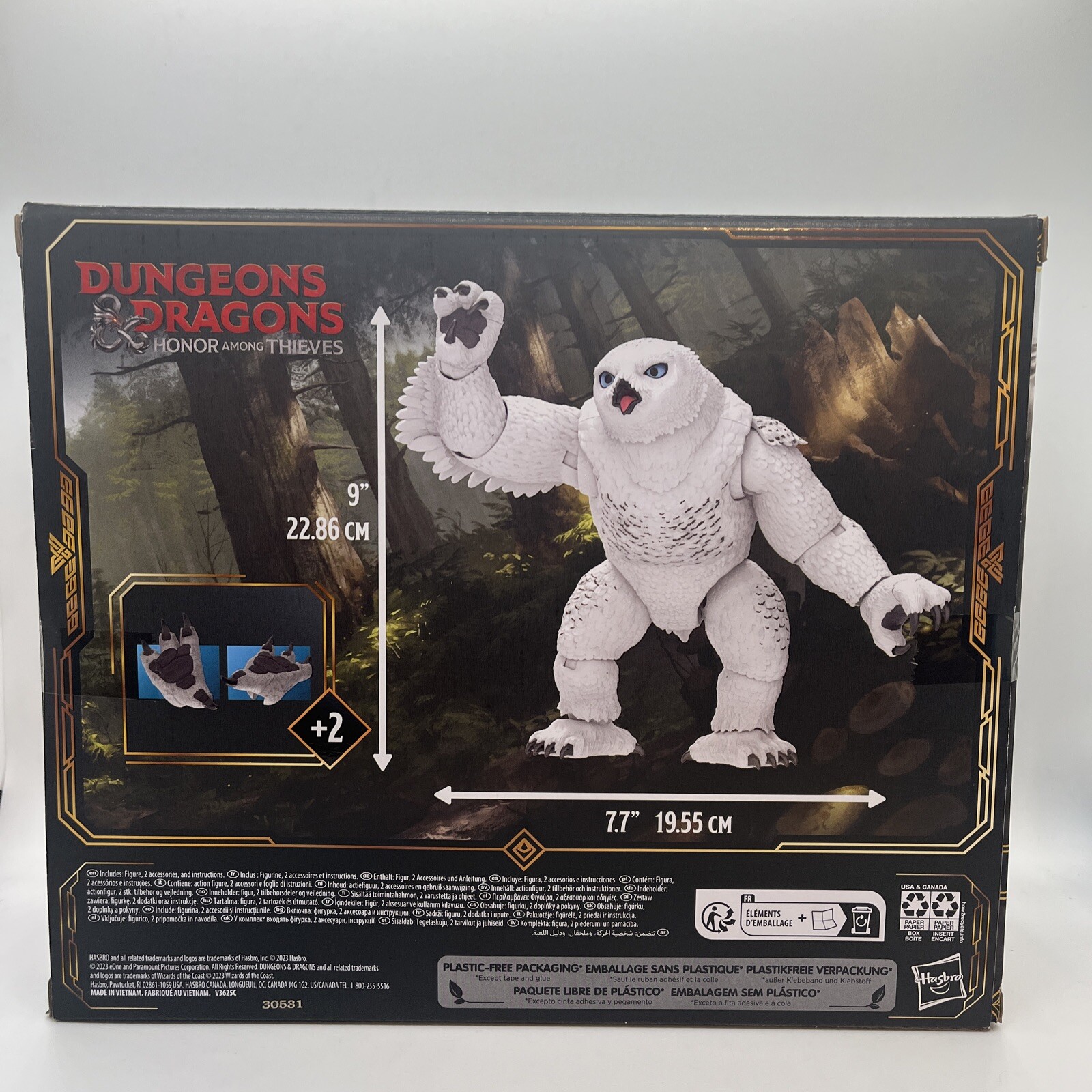 Dungeons & Dragons Honor Among Thieves Golden Archive Owlbear Doric Figure New