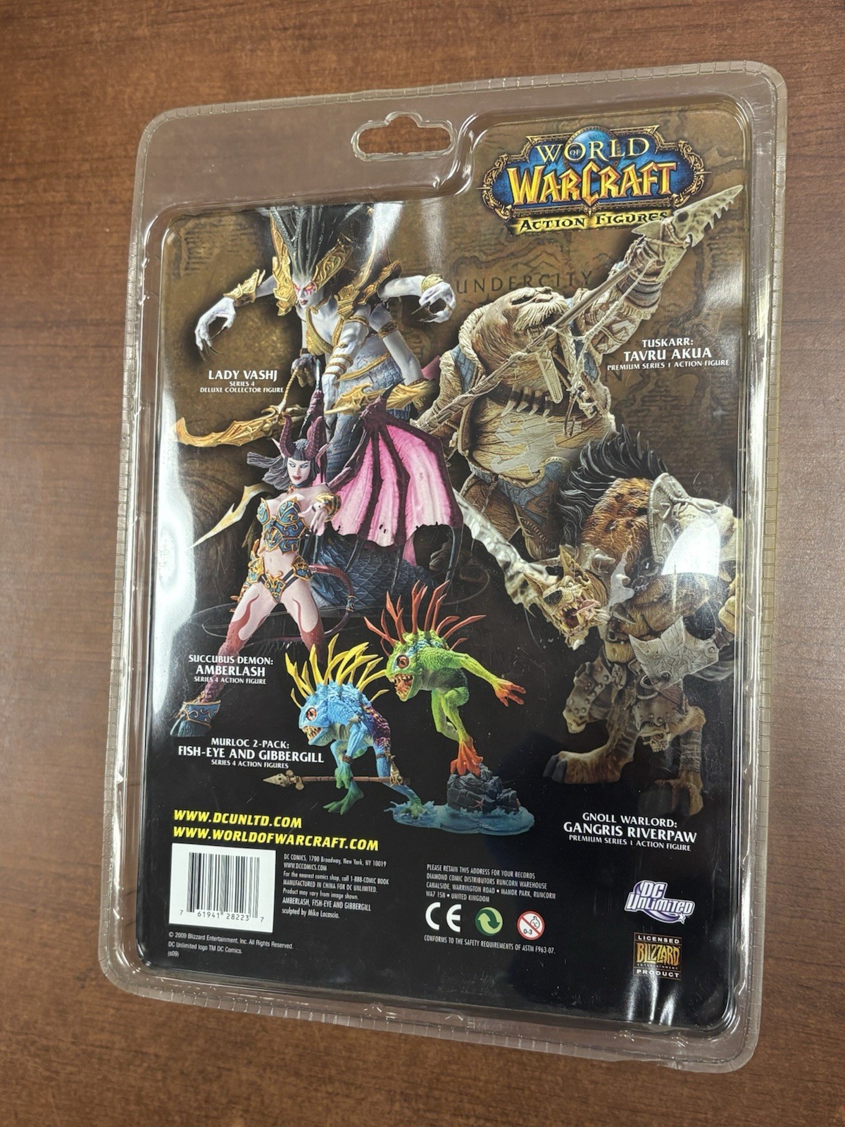 New In Box World of Warcraft Fish-Eye & Gibbergil Blue Variants Blizzard Figures