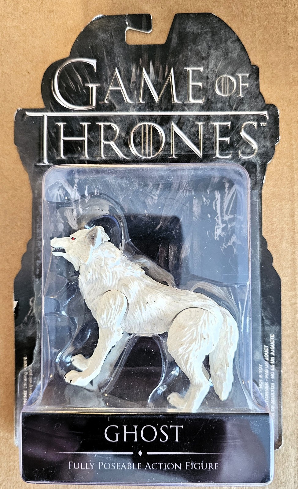 2016 Funko Game of Thrones GHOST Poseable RARE MOC SEALED GOT 3 3/4 Scale