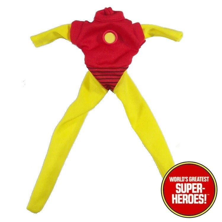 Mego Iron Man Outfit Bodysuit Repro For 8” Figure WGSH Custom Parts Lot