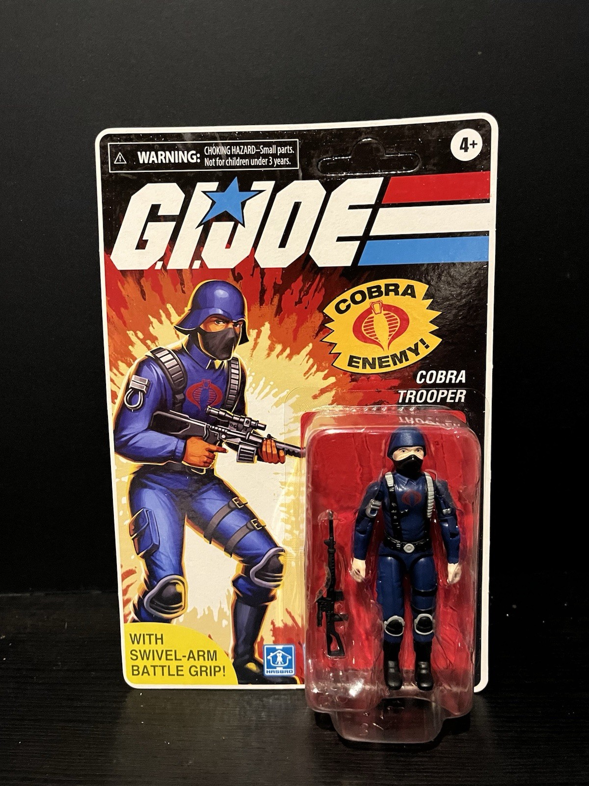 GI Joe Hasbro Haslab Skystriker Cobra Trooper Action Figure 3.75” O-Ring