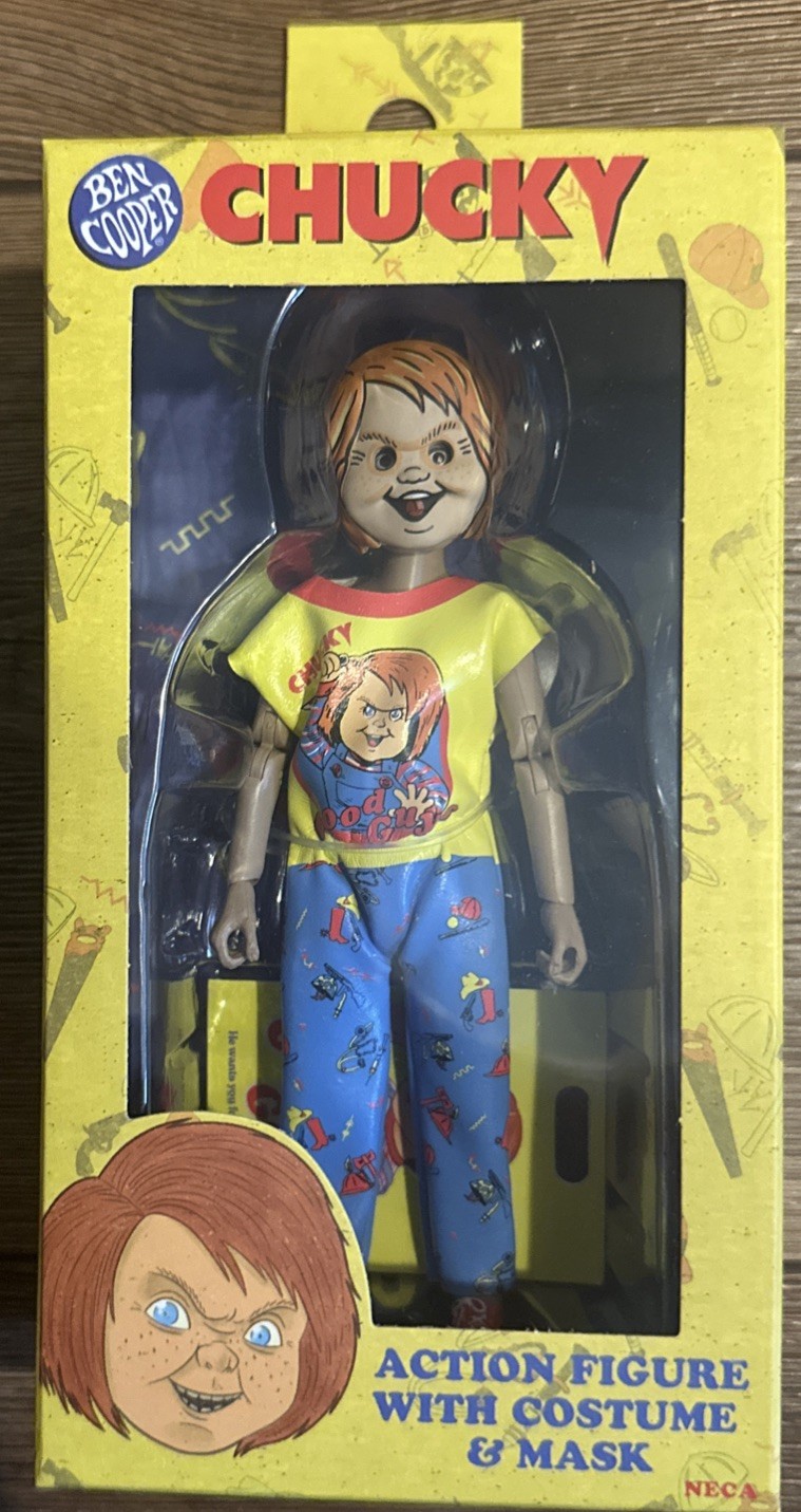 New In Hand Neca Ben Cooper Series 13 Chucky Costume Action Figure