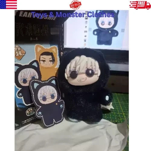 EAKI Jujutsu Kaisen Cat Ear Plushie Series Confirmed Blind Box Genuine Gift Toy*