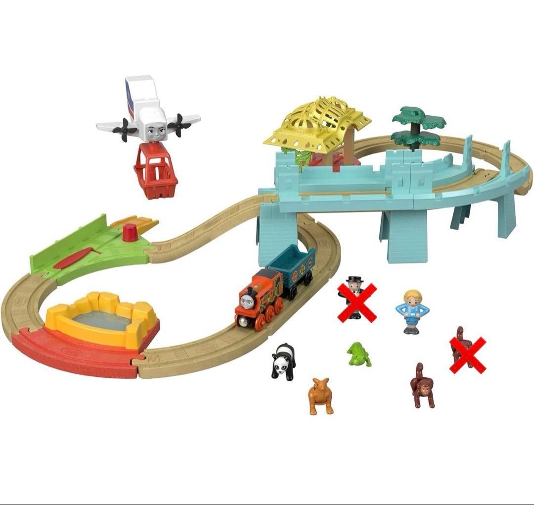 Thomas & Friends GoGo Earth World Adventure Set Wooden Railway Train