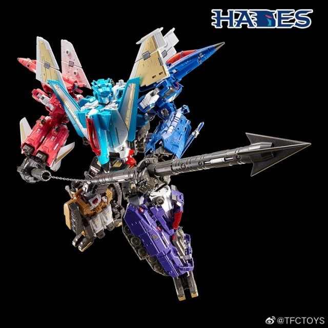 TFC Toys Hades Combiner Set (Third Party Leokaiser) Open In-Box