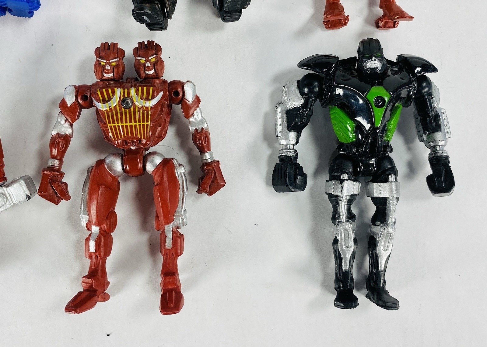 Lot of 7 REAL STEEL 5” Action Figures Robots Atom Zeus Midas Noisy Boy