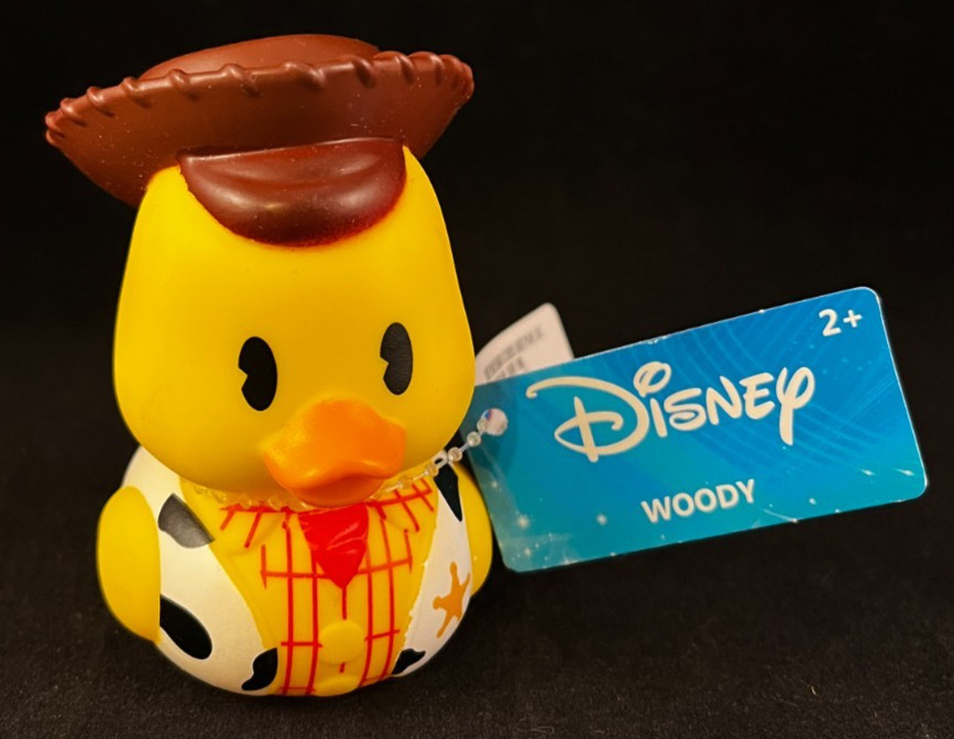 Disney – Woody – Toy Story – Rubber Duck – 2025 Collection – Approx 3″ High